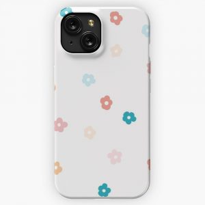 70S Flowers iPhone 15 Slim Phone Case Cover