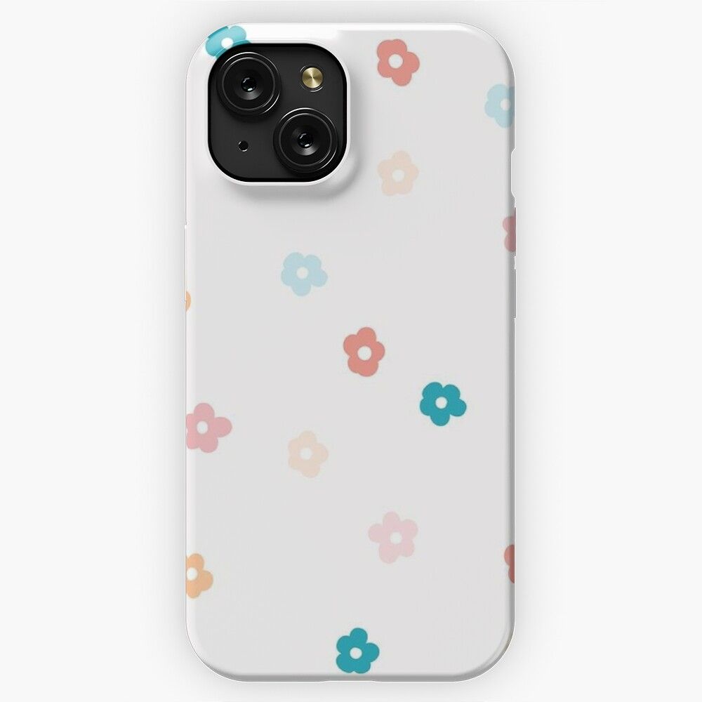 70S Flowers iPhone 15 Slim Phone Case Cover