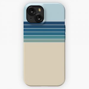 70S Vintage Retro Stripes 8 iPhone 15 Slim Phone Case Cover