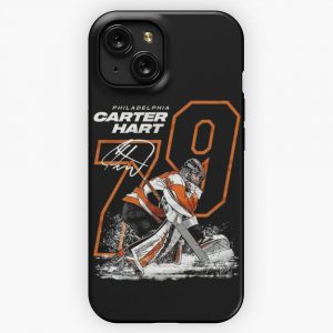 79 Carter Hart For Philadelphia Flyers Fans iPhone 15 Slim Phone Case Cover