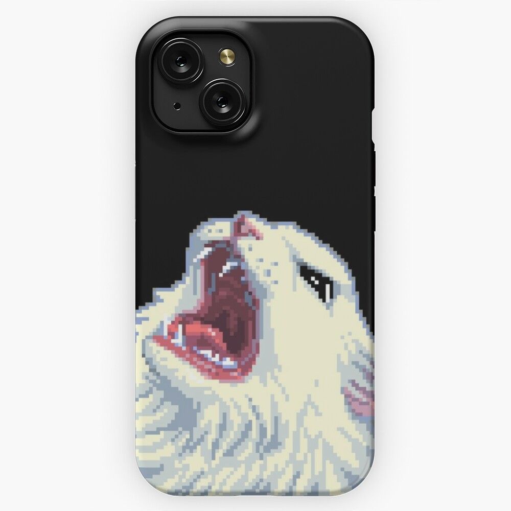 8 Bit Screamin Thurston The Cat iPhone 15 Slim Phone Case Cover