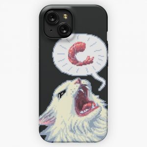 8 Bit Shrimpin Thurston The Cat iPhone 15 Slim Phone Case Cover