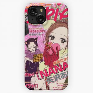 90S Aesthetic Y2K Kawaii Magazine iPhone 15 Slim Phone Case Cover