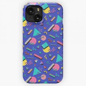 90S Pattern iPhone 15 Slim Phone Case Cover