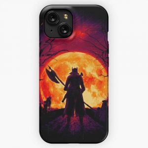 A Blood Moons Night Bloodborne iPhone 15 Slim Phone Case Cover