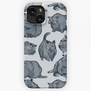 A Cinderblock Mood iPhone 15 Slim Phone Case Cover