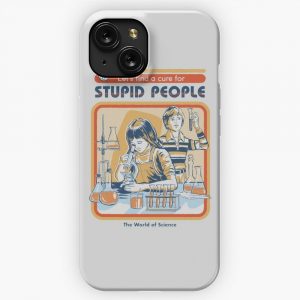 A Cure For Stupid People iPhone 15 Slim Phone Case Cover