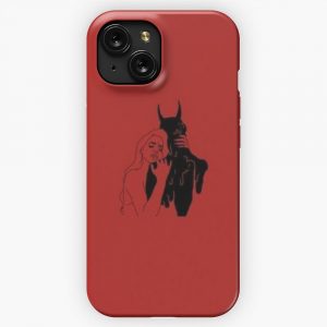 A Girl Hugging A Demon iPhone 15 Slim Phone Case Cover