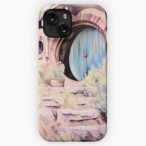 A Homely Hole Watercolour iPhone 15 Slim Phone Case Cover