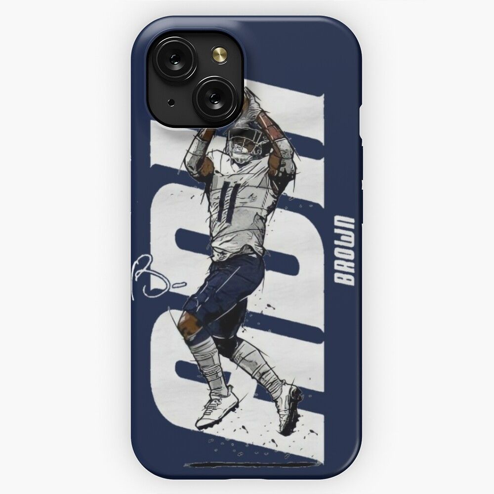 A J Brown For Tennessee Titans Fans iPhone 15 Slim Phone Case Cover
