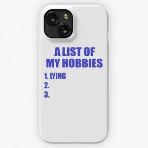 A List Of My Hobbies iPhone 15 Slim Phone Case Cover