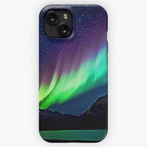 A Spectacle Of Polar Lights Oil Painting iPhone 15 Slim Phone Case Cover
