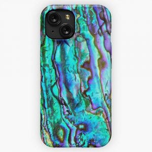 Abalone Shell iPhone 15 Slim Phone Case Cover