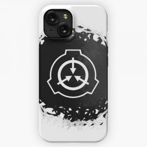 Abstact Scp Symbol Black Version iPhone 15 Slim Phone Case Cover
