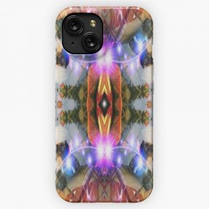 Abstract Connection iPhone 15 Slim Phone Case Cover