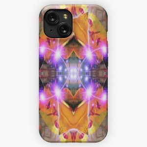 Abstract Flower iPhone 15 Slim Phone Case Cover