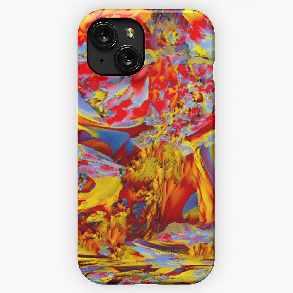 Abstract Forest iPhone 15 Slim Phone Case Cover