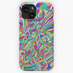 Abstract Motion iPhone 15 Slim Phone Case Cover