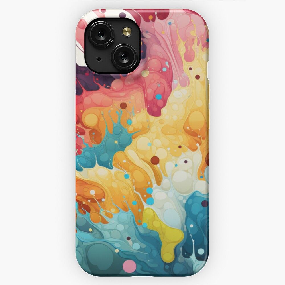 Abstract Patterns iPhone 15 Slim Phone Case Cover