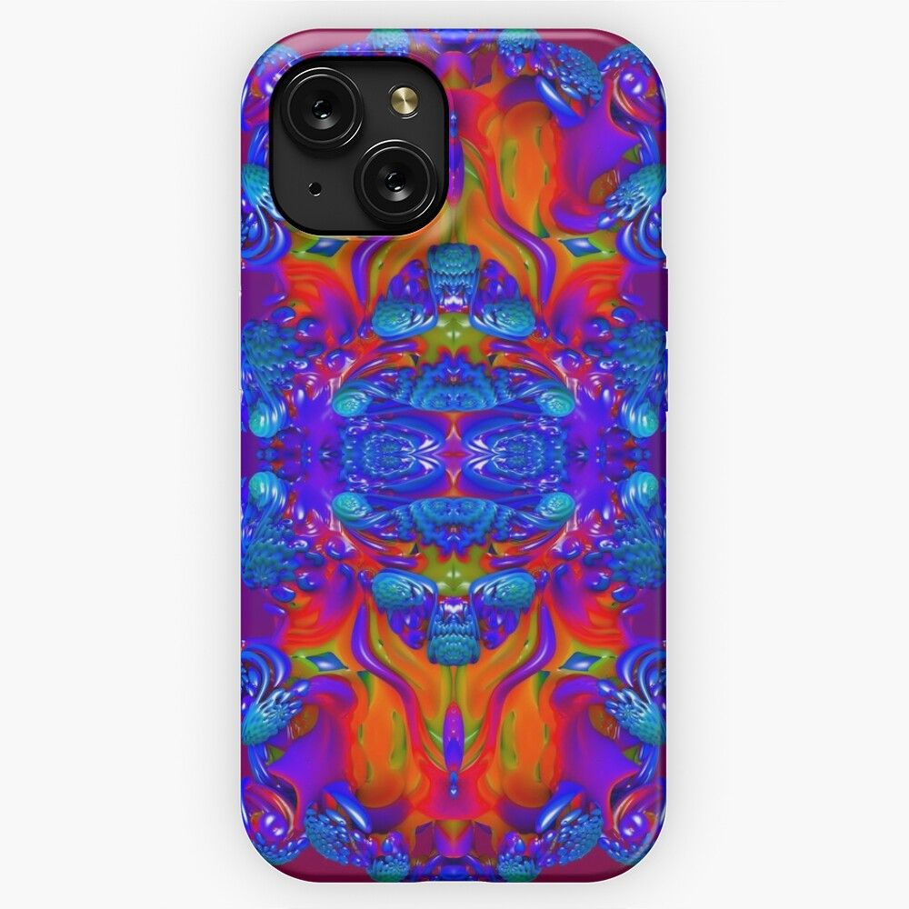 Abstract Reflections iPhone 15 Slim Phone Case Cover