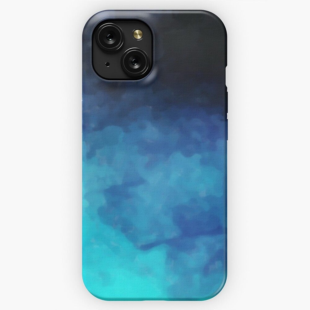 Abstract Watercolor Gradient iPhone 15 Slim Phone Case Cover
