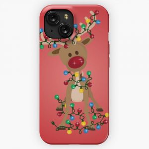 Adorable Reindeer iPhone 15 Slim Phone Case Cover
