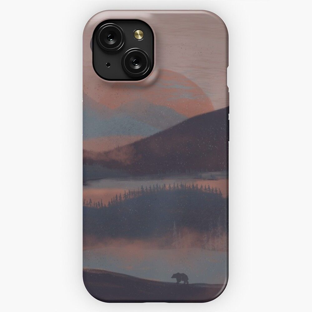 Adrift In The Mountains iPhone 15 Slim Phone Case Cover