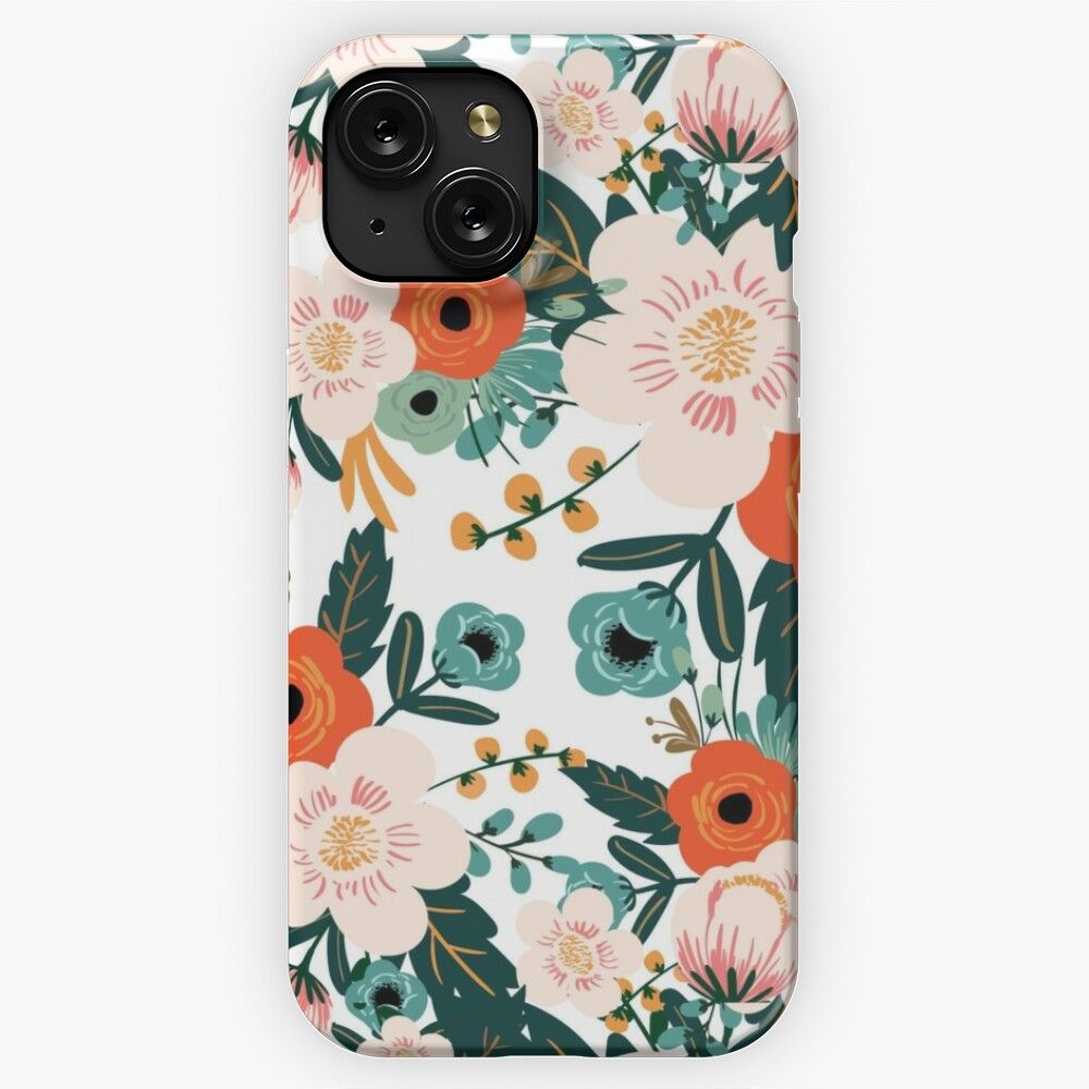 Aesthetic Floral Spring Flowers iPhone 15 Slim Phone Case Cover