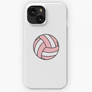 Aesthetic Pink Volleyball iPhone 15 Slim Phone Case Cover