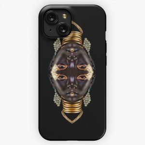 African Goddess iPhone 15 Slim Phone Case Cover