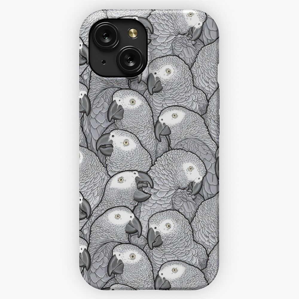 African Grey Parrots iPhone 15 Slim Phone Case Cover