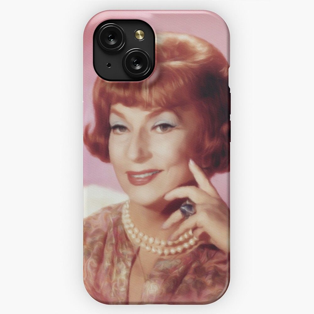 Agnes Moorehead Actress iPhone 15 Slim Phone Case Cover