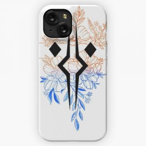 Ahsoka Tano Floral Design iPhone 15 Slim Phone Case Cover