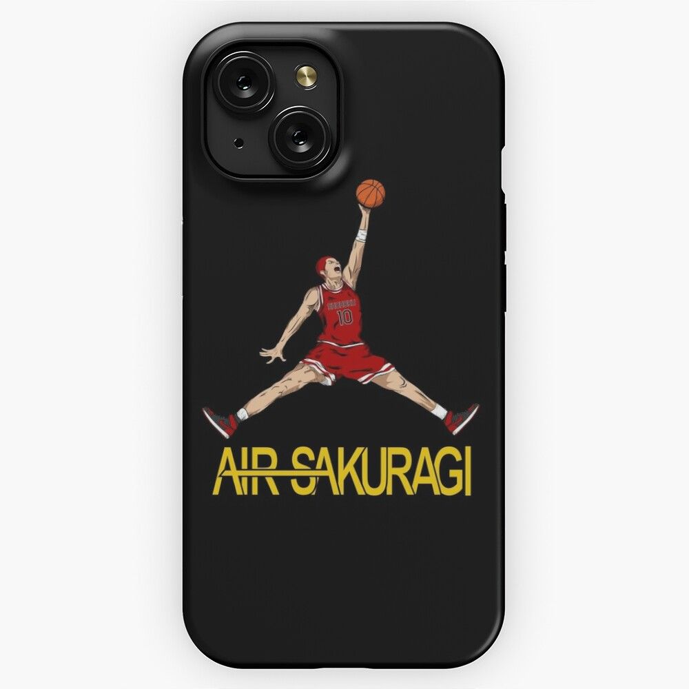Air Sakuragi Slam Dunk Anime Creative Design iPhone 15 Slim Phone Case Cover