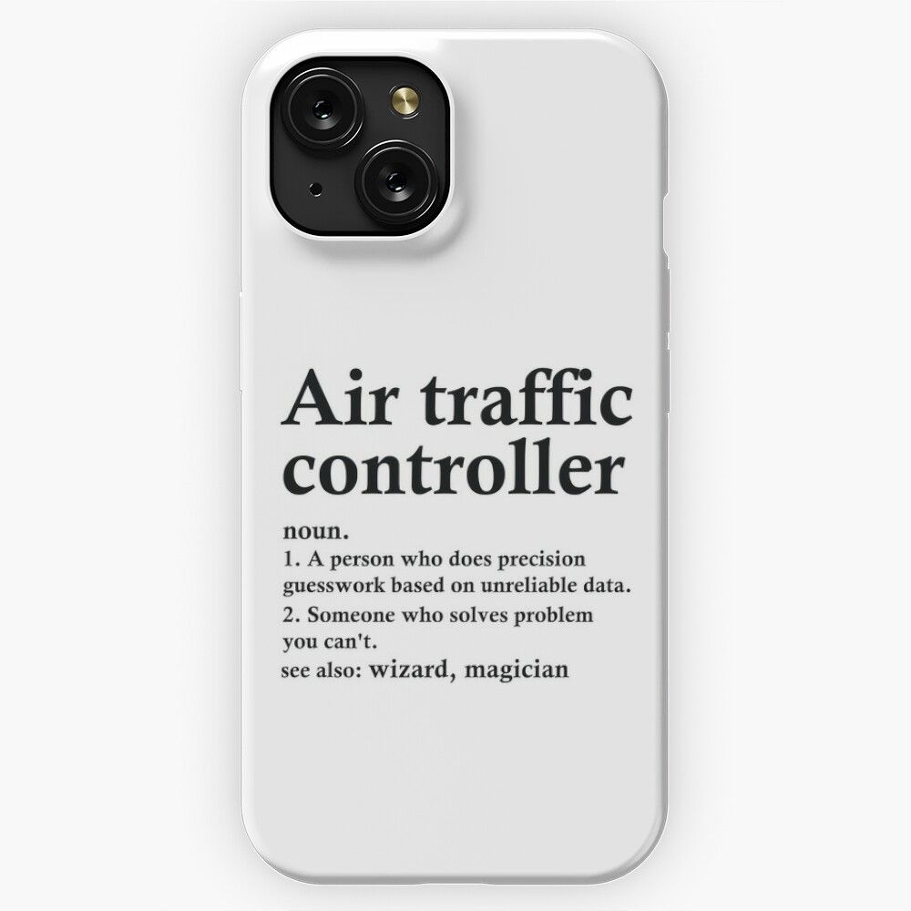 Air Traffic Controller Definition Funny Occupation iPhone 15 Slim Phone Case Cover