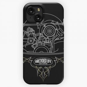Aircooled Life Classic Car Culture Engine iPhone 15 Slim Phone Case Cover