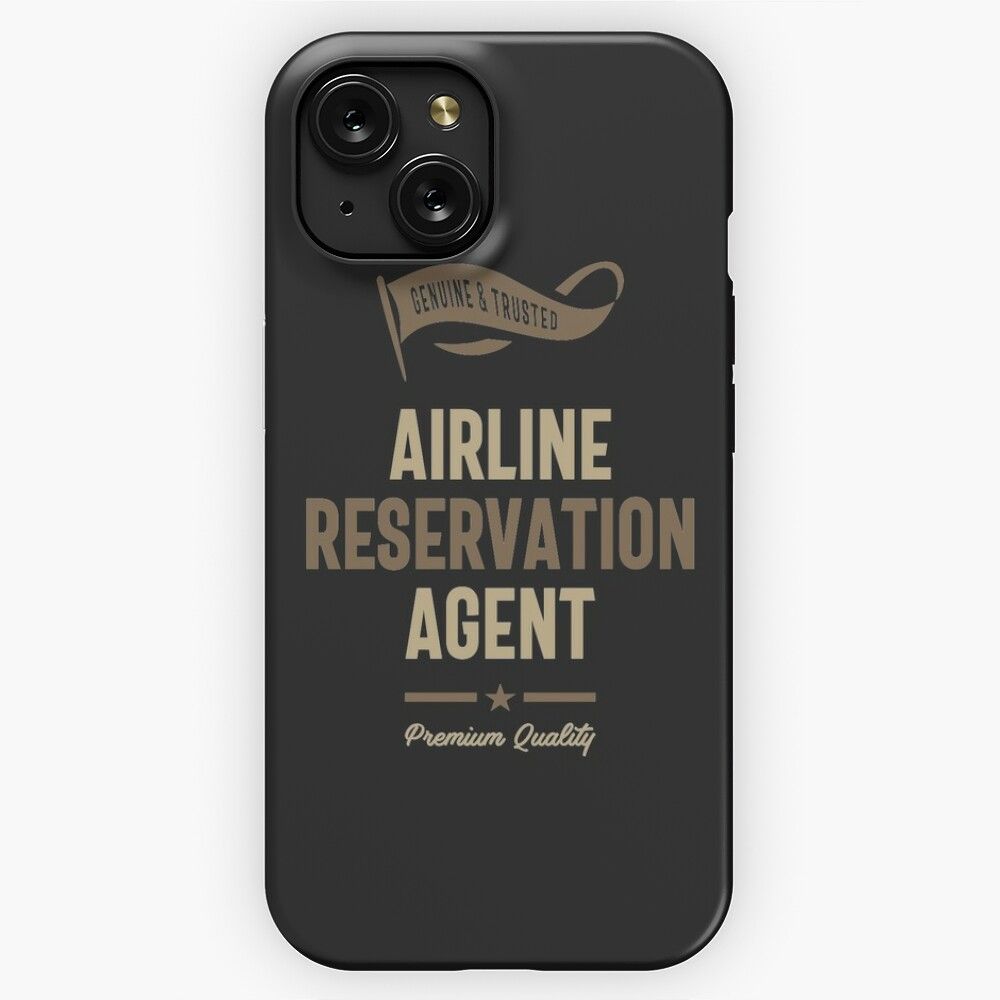 Airline Reservation Agent iPhone 15 Slim Phone Case Cover