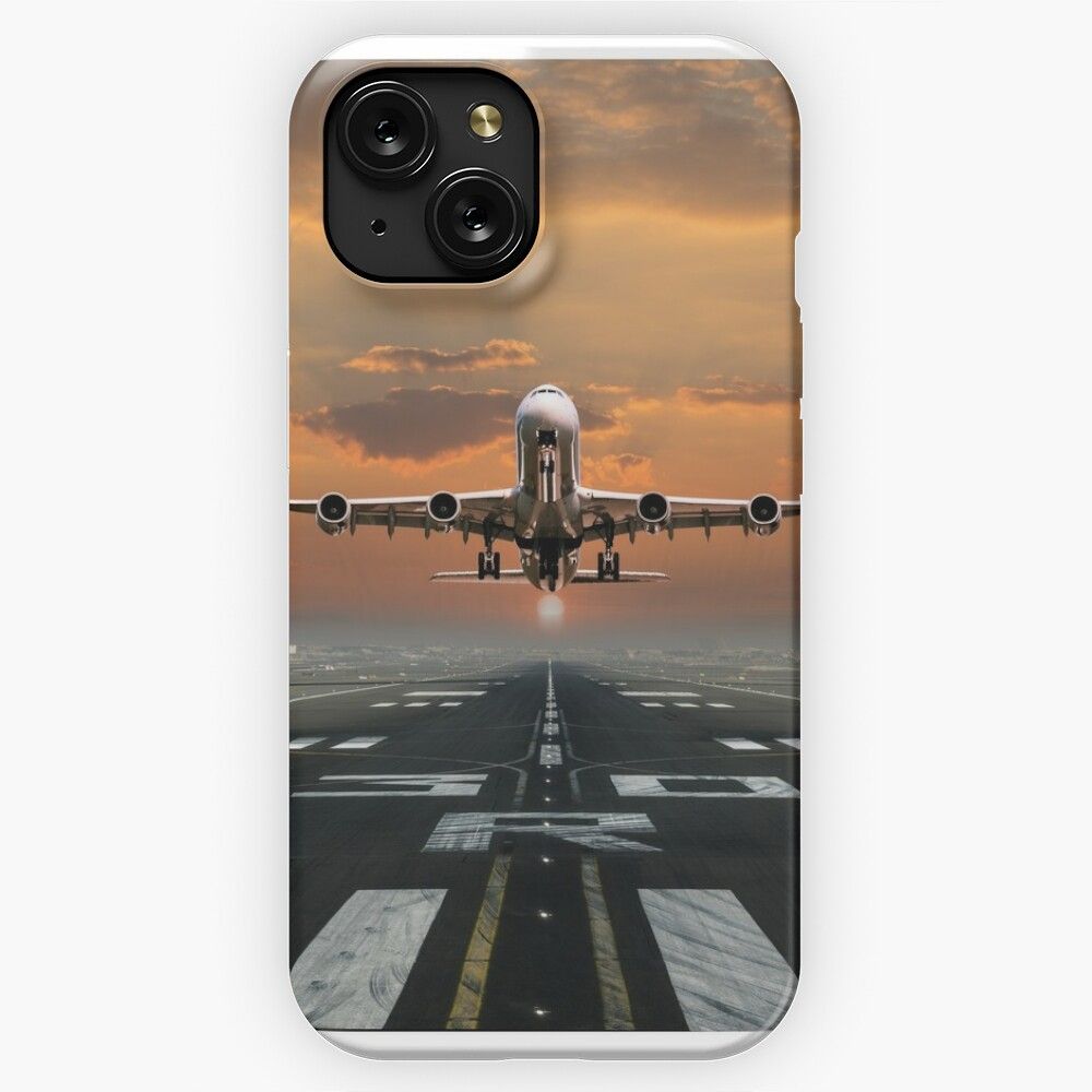 Airplane Takeoff iPhone 15 Slim Phone Case Cover