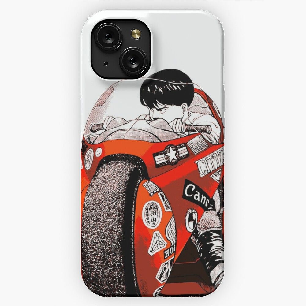 Akira Kaneda And The Motorcyle iPhone 15 Slim Phone Case Cover