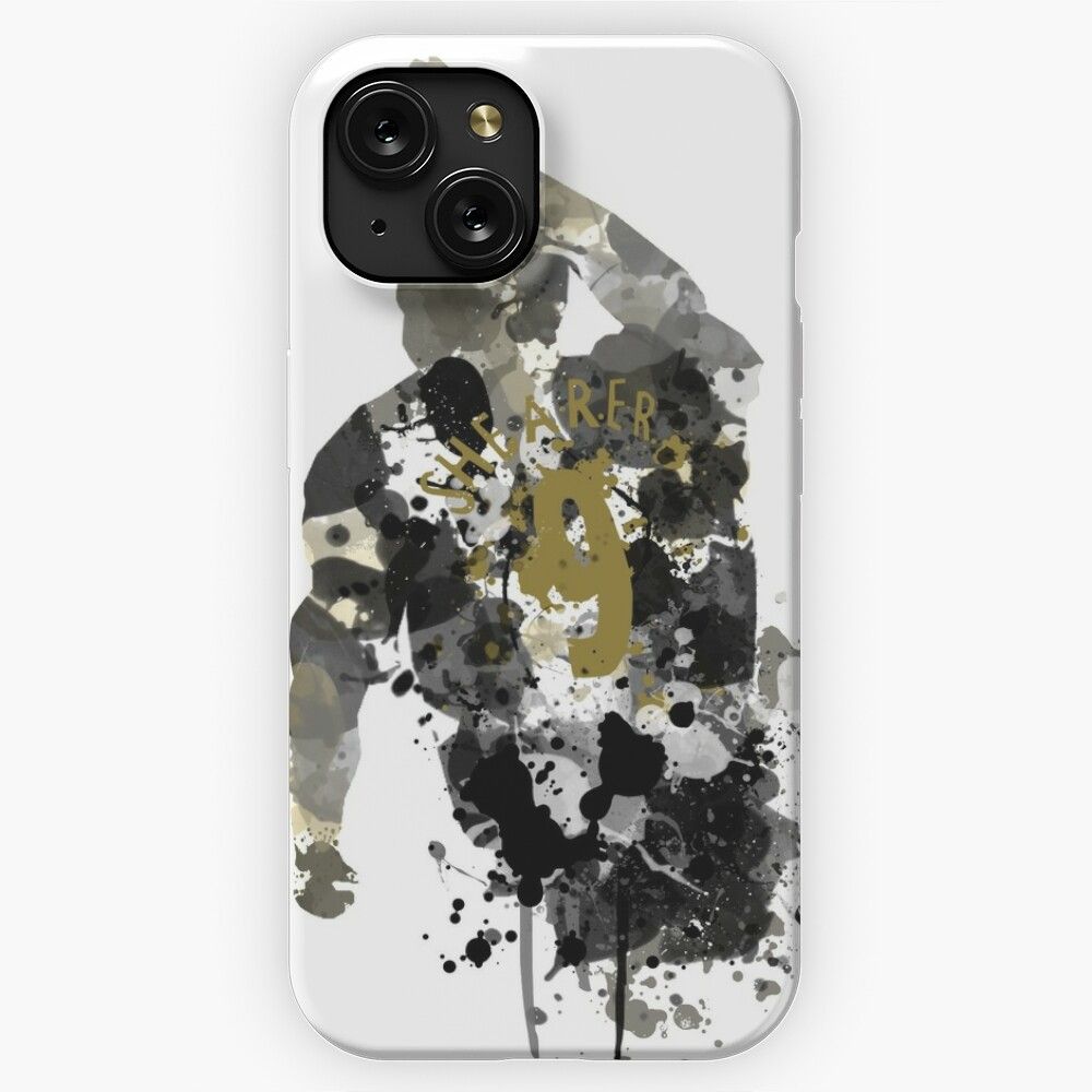 Alan Shearer Newcastle United Legend Art iPhone 15 Slim Phone Case Cover