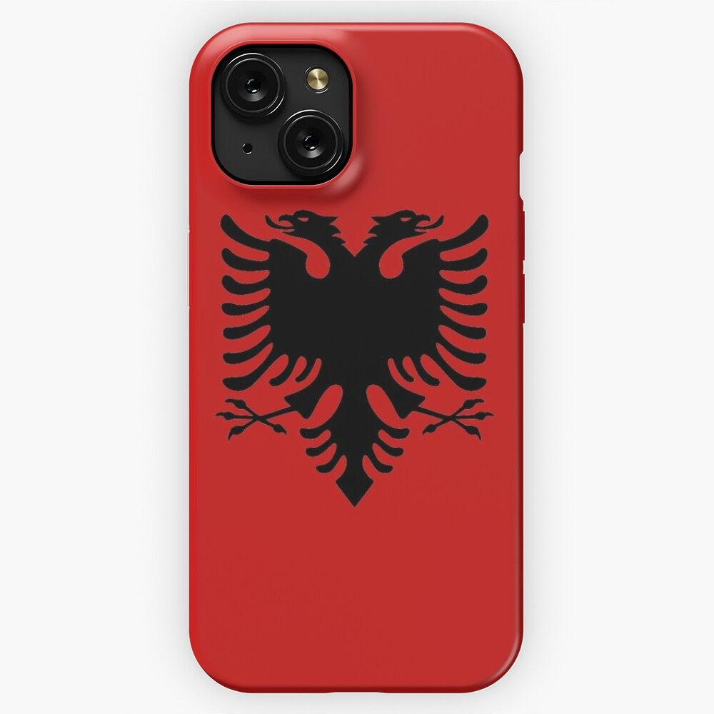Albanian Emblem iPhone 15 Slim Phone Case Cover