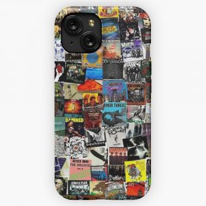 Album Cover Collage Punk Edition Music iPhone 15 Slim Phone Case Cover