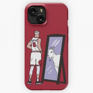 Alex Caruso Mirror Goat Bulls iPhone 15 Slim Phone Case Cover