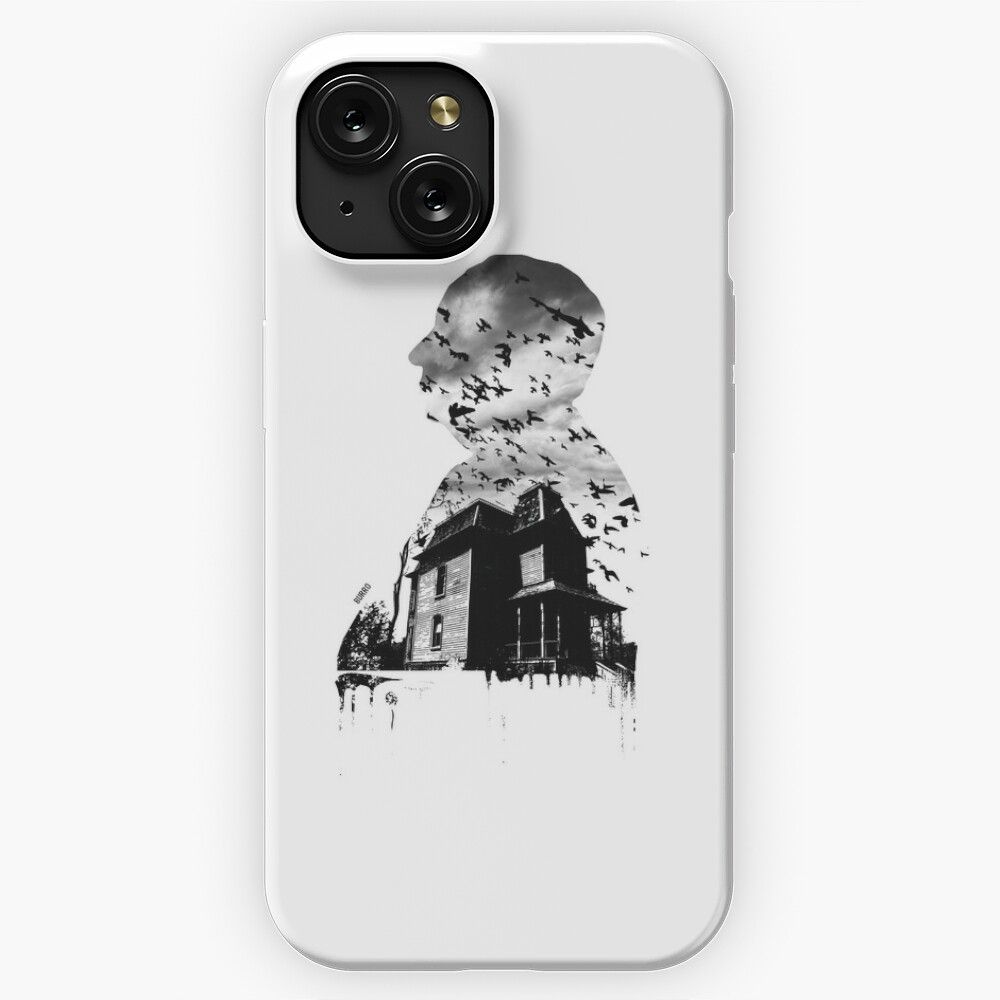 Alfred Hitchcock Collage White iPhone 15 Slim Phone Case Cover