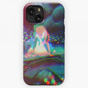 Alice In Wonderland Trippy iPhone 15 Slim Phone Case Cover