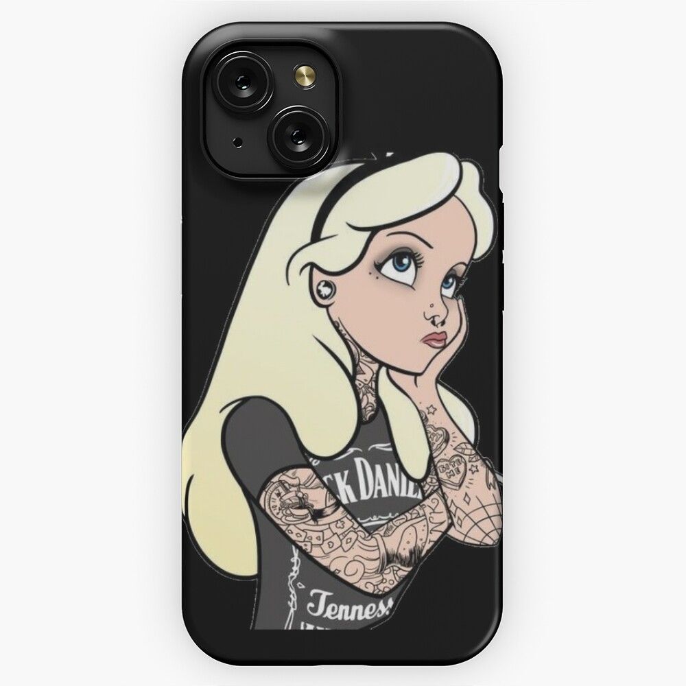 Alice Punk In Wonderland iPhone 15 Slim Phone Case Cover
