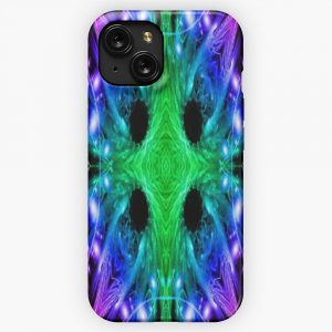 Alien Snowflake iPhone 15 Slim Phone Case Cover