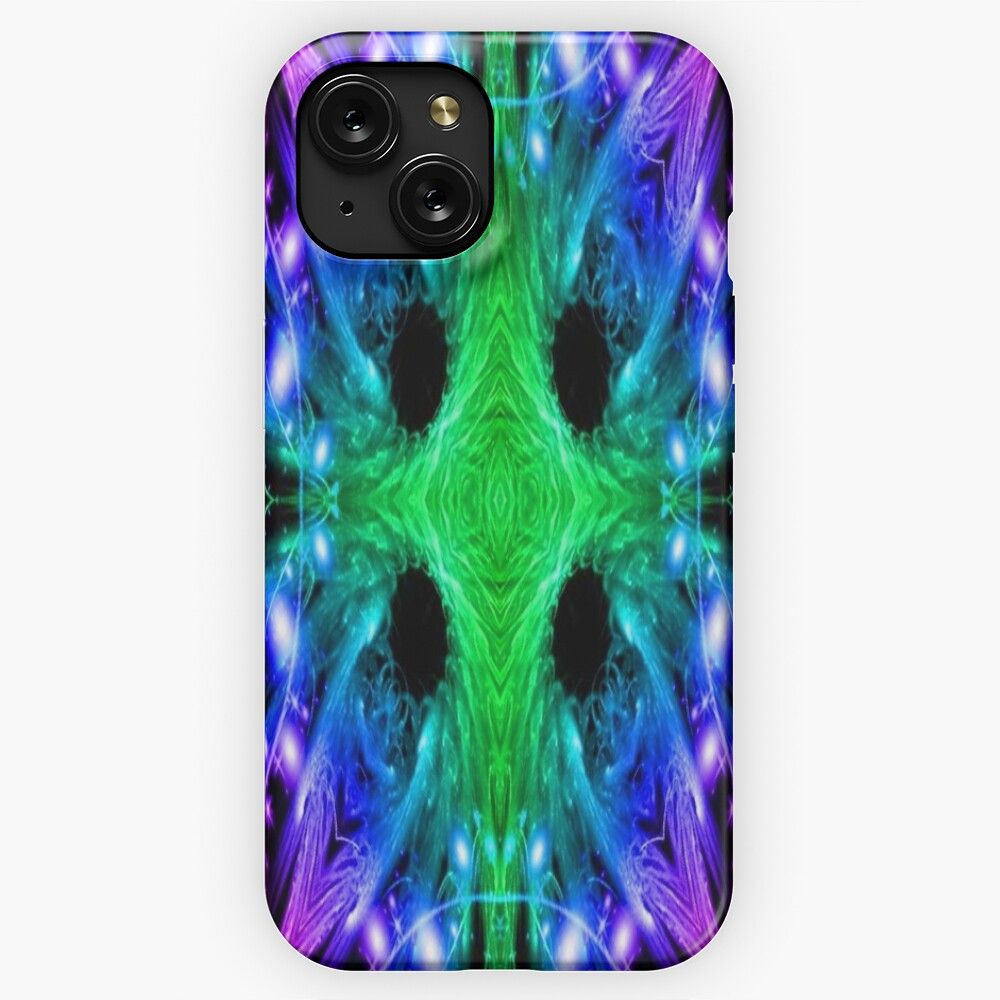Alien Snowflake iPhone 15 Slim Phone Case Cover