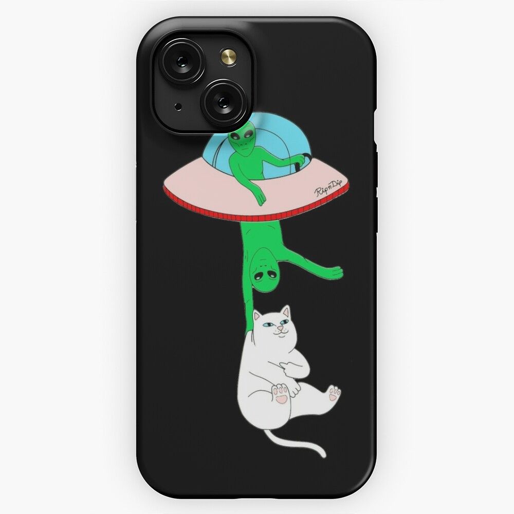 Aliens And Flying Saucers iPhone 15 Slim Phone Case Cover