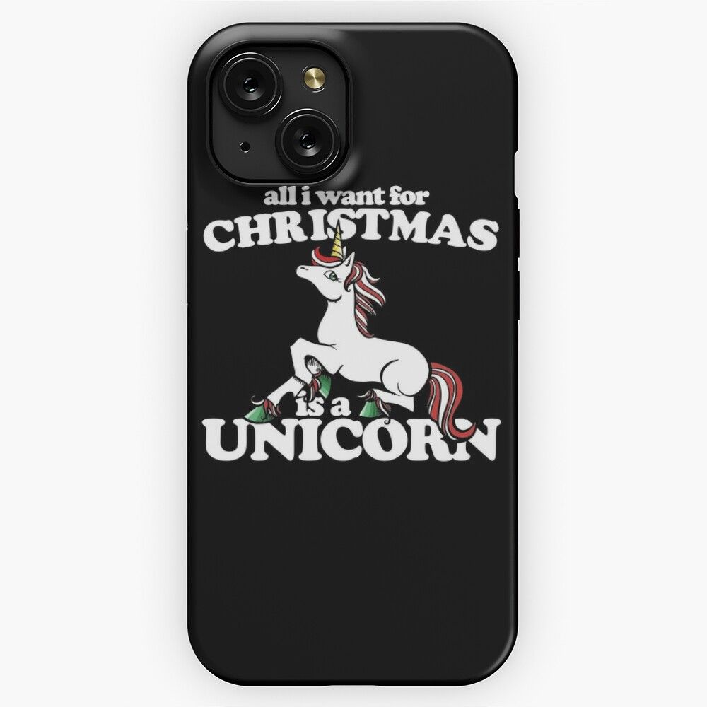 All I Want For Christmas Is A Unicorn 3 iPhone 15 Slim Phone Case Cover